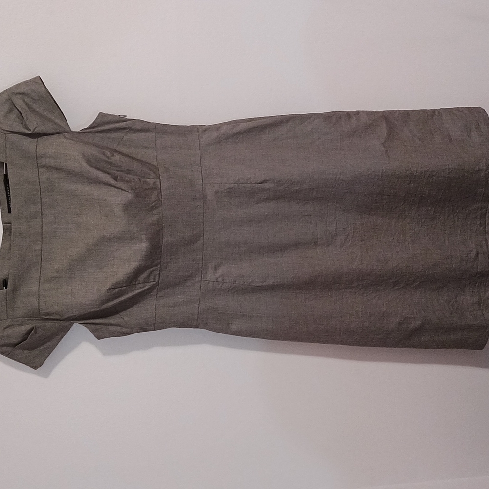 Banana Republic Gray Harlow SS Sheath Dress - Size 8